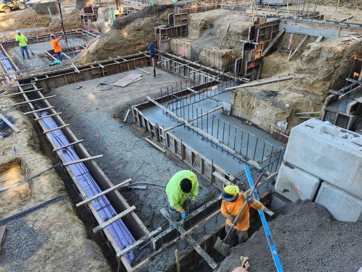 Concrete terrace July 2025