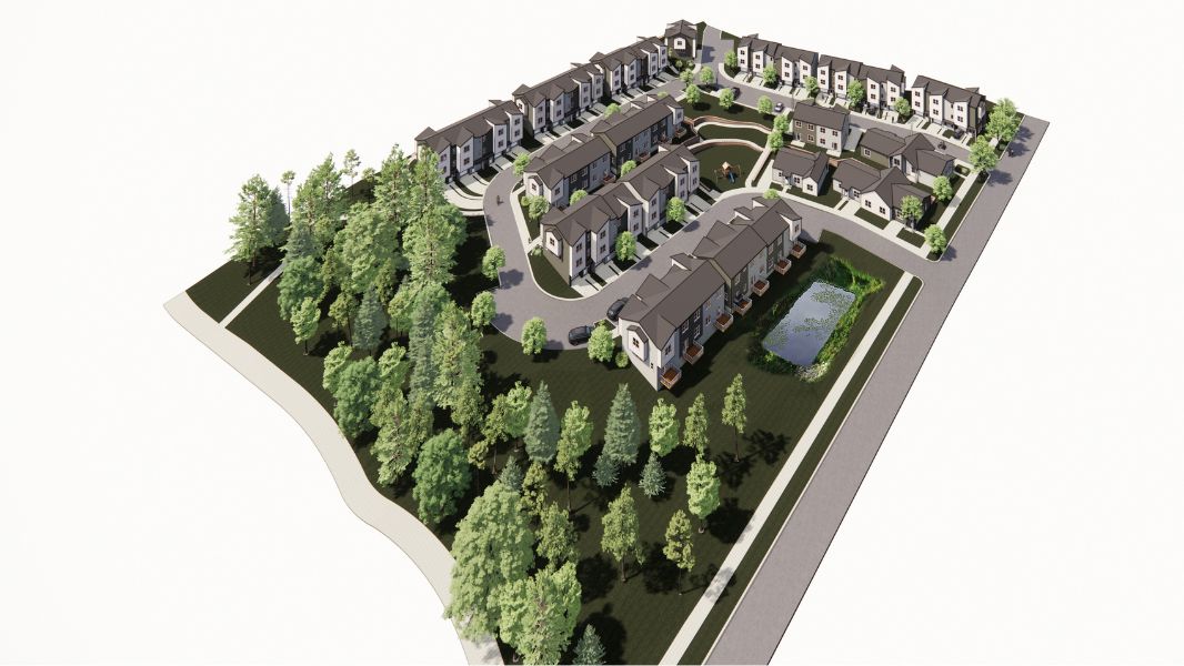 Gooseberry Trails aerial rendering